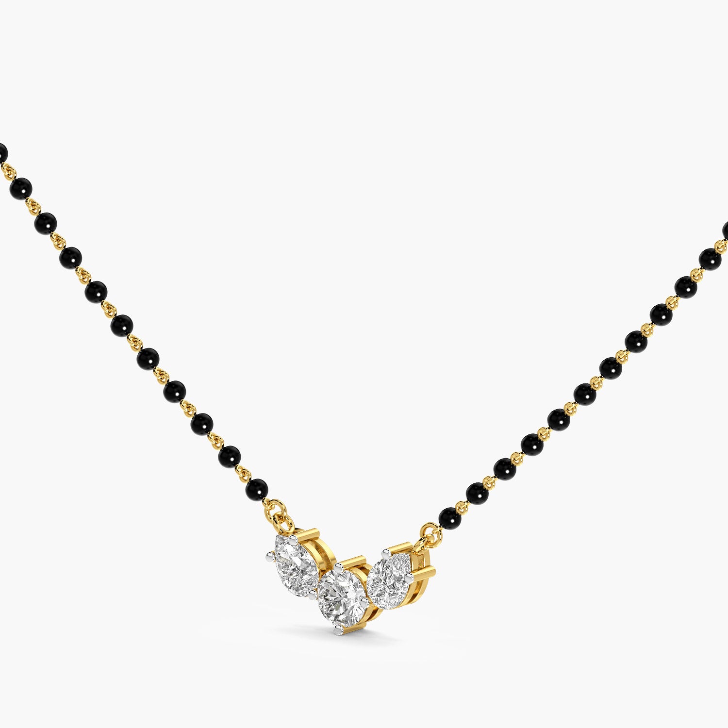 Trio Diamond Mangalsutra